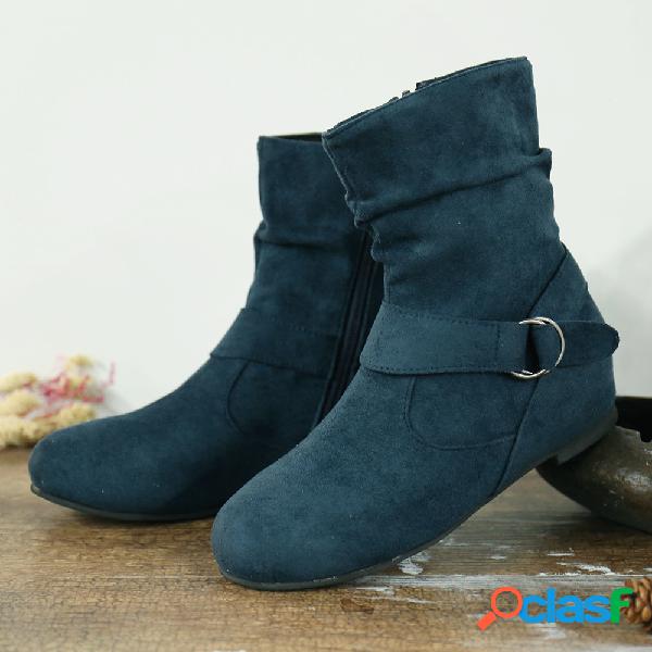 Mulheres Plus Tamanho leve antiderrapante Botas curtas com