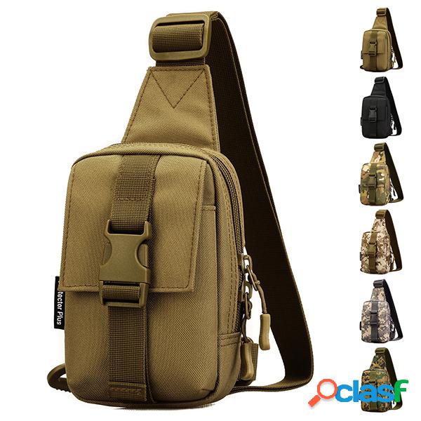 Mulheres Waterproof Chest Bolsa Outdoor Casual Nylon