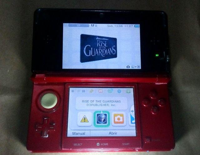 Nintendo 3DS com 3 jogos