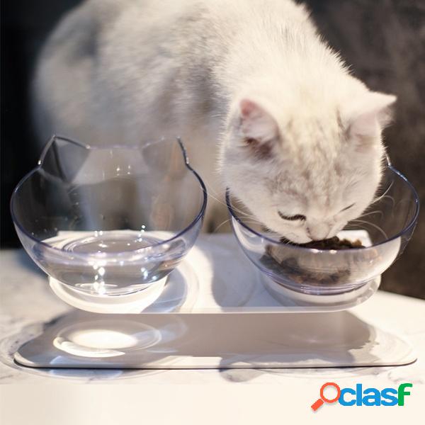 O pescoço ortopédico ecológico do gato da bacia do gato