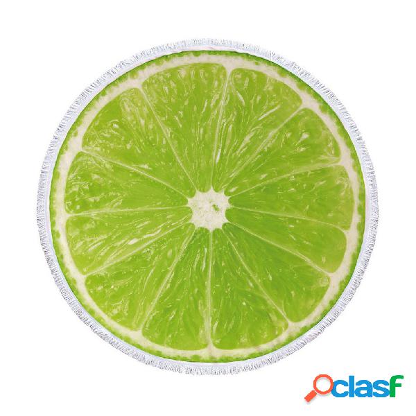Os frutos coloridos criativos do verão imprimiram toalhas