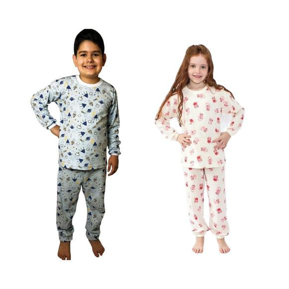 Pijama malha tamanho 10 ao 16