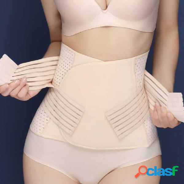Pós parto mulheres barriga magro envoltório shapewear