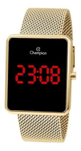 Relógio Quadrado Dourado Ouro 18k Original 1 Ano De
