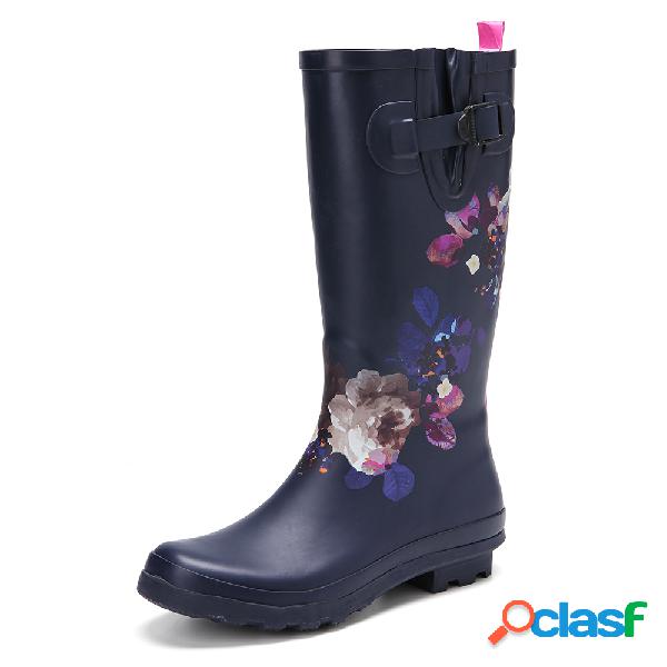 SOCOFY Soft Botas de chuva de borracha natural