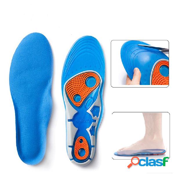 Silício Gel Absorção de Choque Palmilha Cuidados Com Os