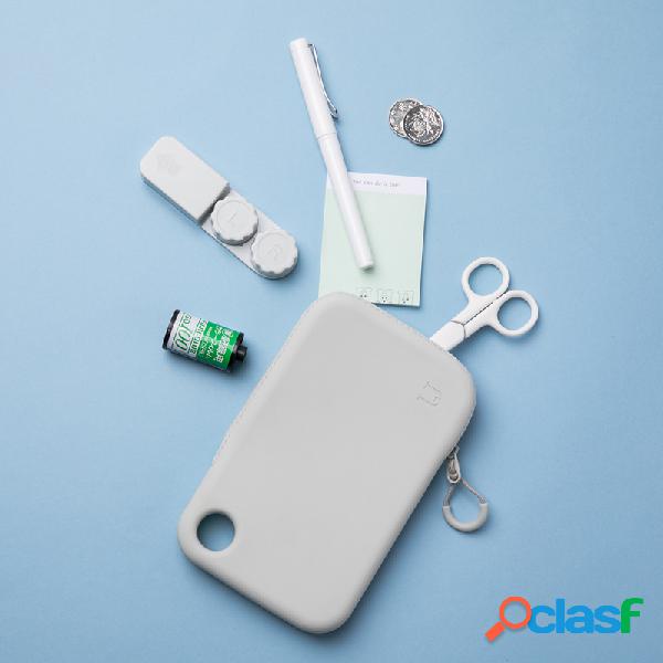 Silicone Armazenamento Bolsa Carregador de cabos à prova d