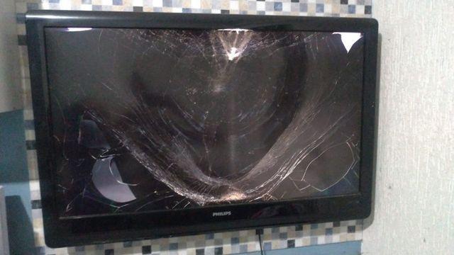 TV para retirada da peças