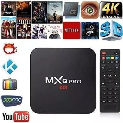 Tv Box Mxq Pro - 4gb Ram 32Gb memória Android 10.1 Pronta