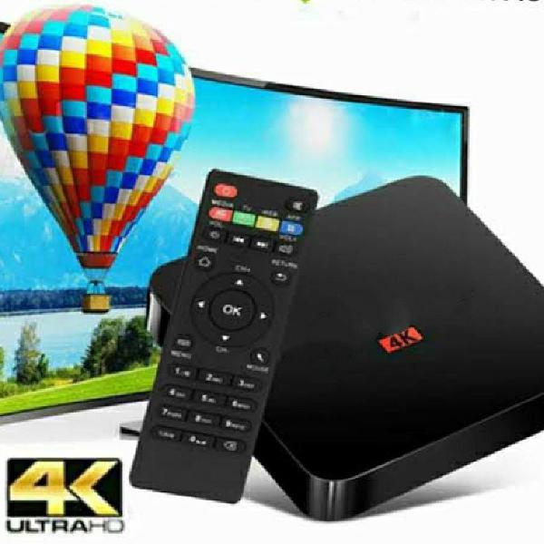 Tv Box Transforma Tv Em Smart Android 4k + 3 meses GRÁTIS,