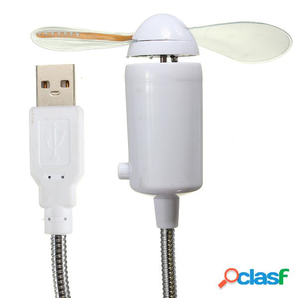 USB LED Message Fan Laptop Desk PC Gadget Car Flexible