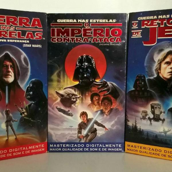 VHS Trilogia Star Wars