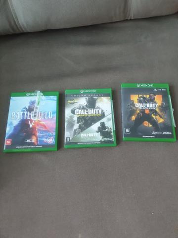 Vendo Três Jogos do XBOX ONE S