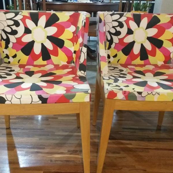cadeiras estampada