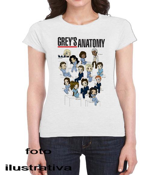 camiseta serie grey's anatomy