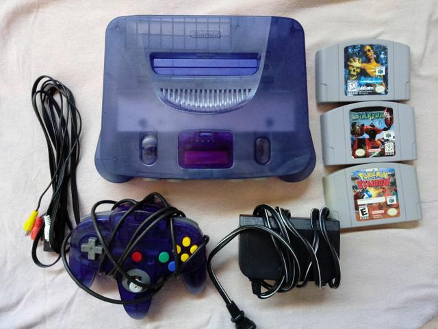 nintendo 64 edicao sabores uva, troco