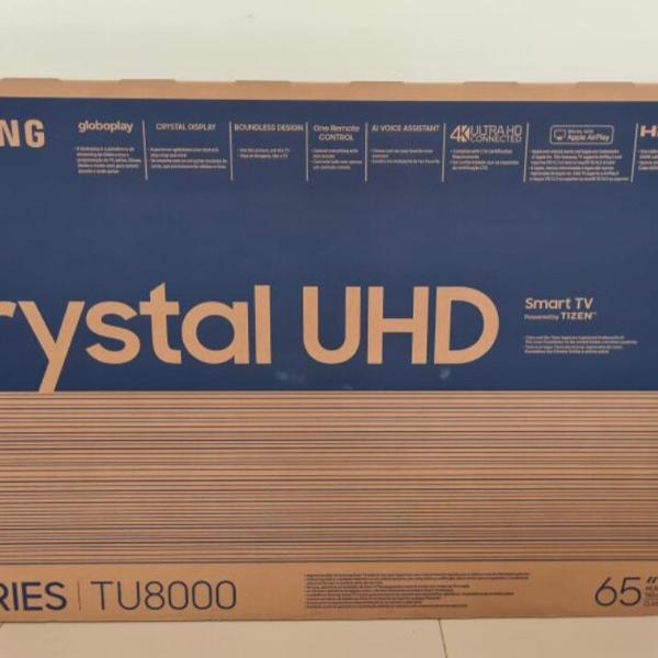 smart tv led 65" uhd 4k samsung 65tu8000 crystal uhd -