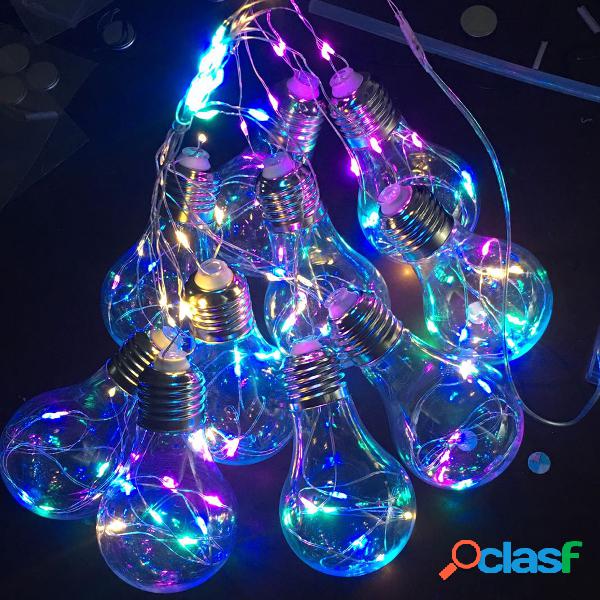 10 Lâmpadas LED String Luz De Fadas Pendurado Firefly