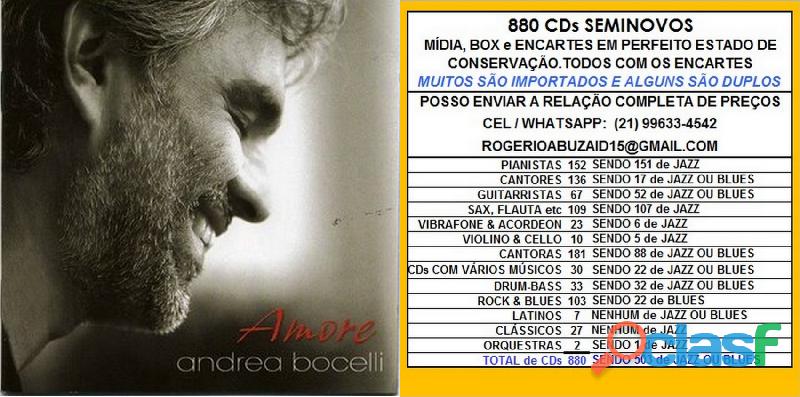 119 CDs de CANTORES VÁRIOS ESTILOS