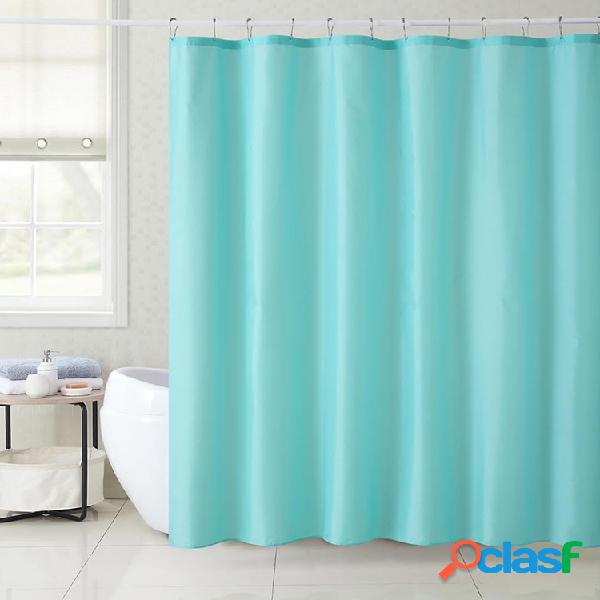 180x180cm Cortina de chuveiro impermeável à cor sólida