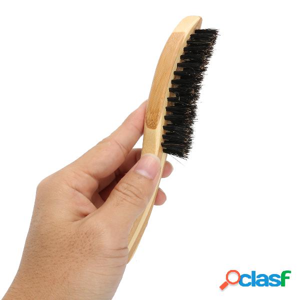 1Pcs Escova facial de barba masculina Escova longa de