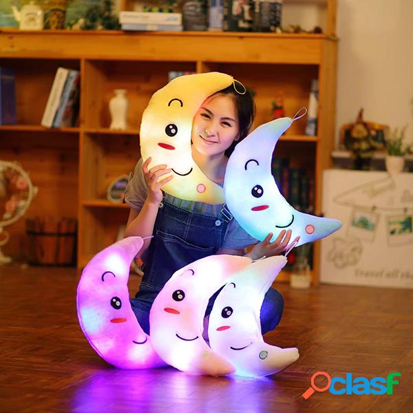 2017 Cute Design Moon Glow LED Almofada de luz Suave