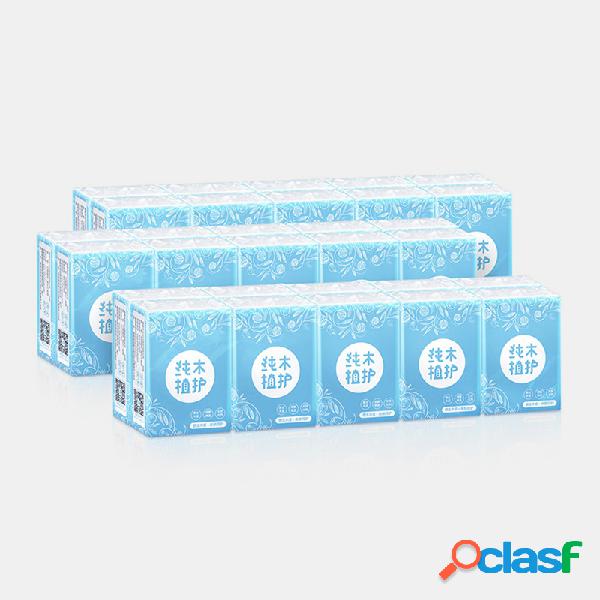 30 Pacotes de Papel de Tecido Amigo da Pele Portátil 3