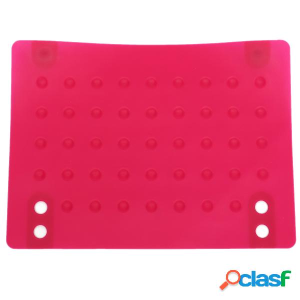 4 cores Silicone Flat Iron resistente ao calor Mat
