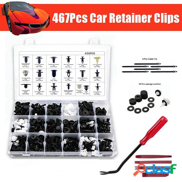 467 Pcs Fixadores de Rebite Retentor Push Pin Body Car