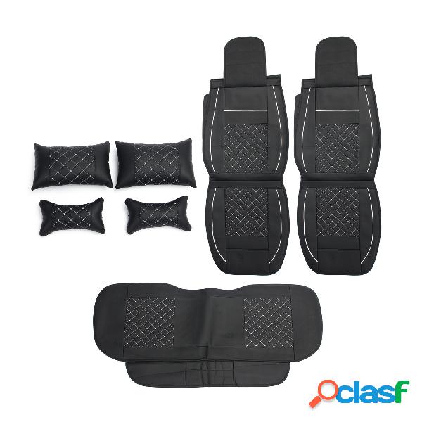 7 PCS PU Couro Protetor de Tampa de Assento Do Carro com