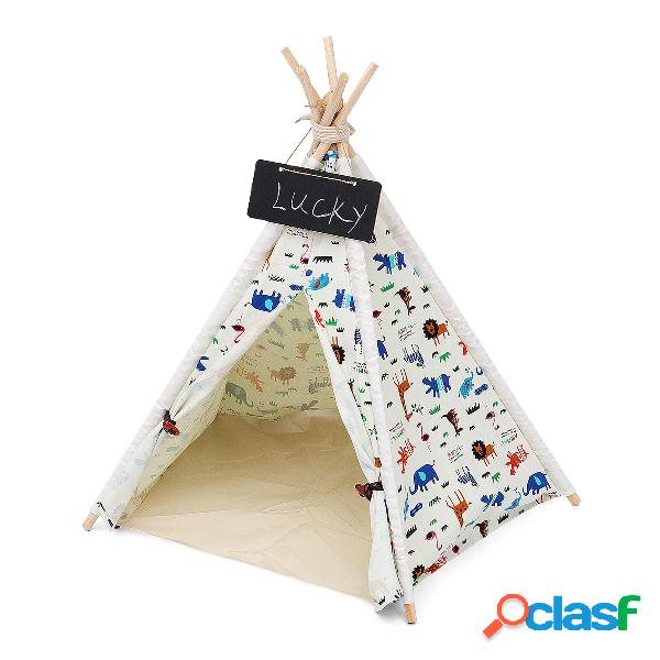 Animais de Estimação Tenda Tenda Cães Casa Lona Pretend