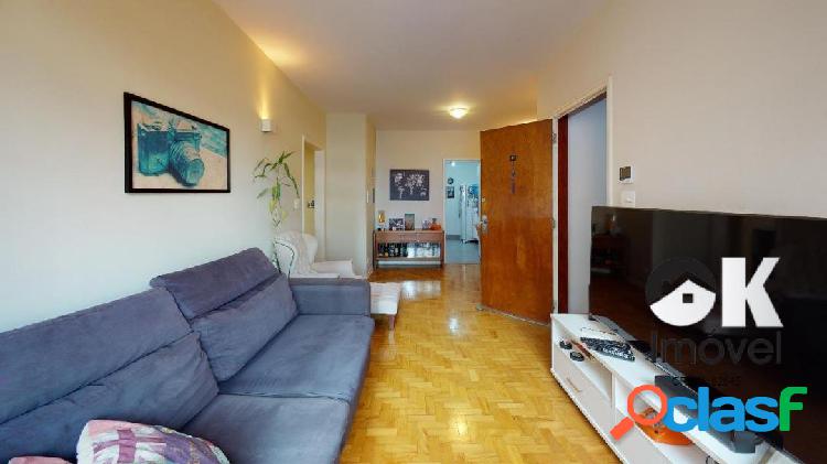Apartamento: 74m², 2 quartos e 1 vaga – Higienópolis