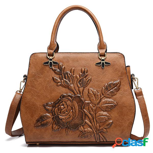 Bolsa Transversal Elegante Feminina Rosa Bordada