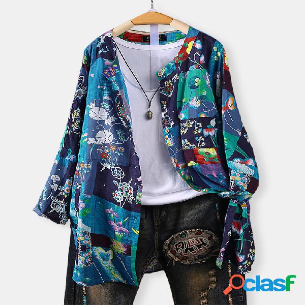 Botão da gola do suporte de impressão Plus Tamanho Camisa