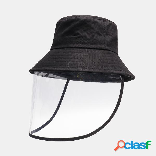 COLLROWN Viseira de sol removível em PVC Anti-fog Splash