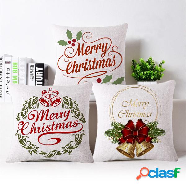 Capa de almofada de travesseiro de Natal do estilo europeu
