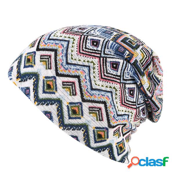 Chapéu de Beanie Com Impressão Chapéu de Tecido Duas
