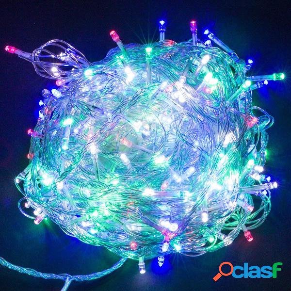 Christmas 4M 96 LED Curtain Icicle String Lights 220V