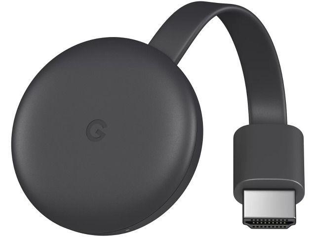 Chromecast 3 Streaming Device Google - Full HD Conexão HDMI