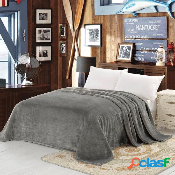 Cobertura de lã de coral Sofá cama Roupa de cama Quente e