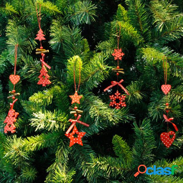 Criativo De Madeira De Natal Pingente Pendurado Estrelas Do