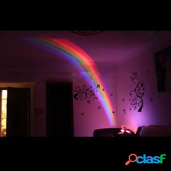 Criativo Rainbow Romantic Star LED Projecting Lamp Night