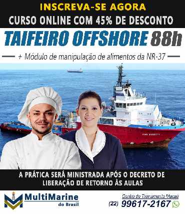 Curso de taifeiro offshore 88h