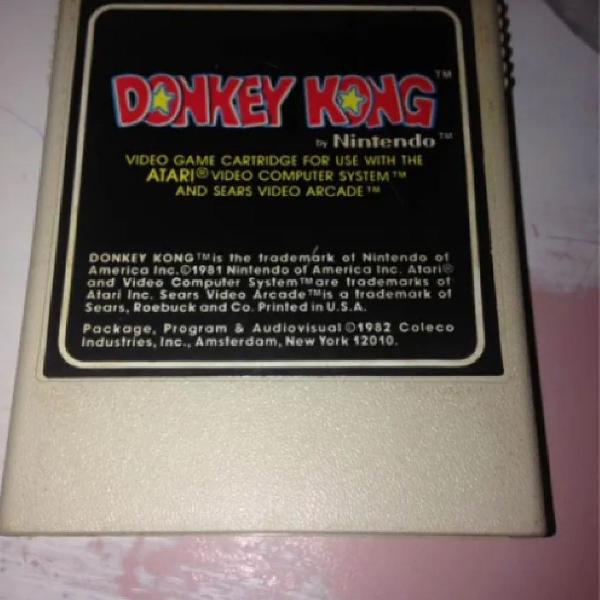 Donkey Kong Atari 2600 original Coleco Nintendo R$350
