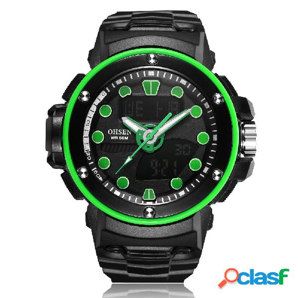 Esporte Digital Quartz Relógios 50 Metros WaterProof Moda