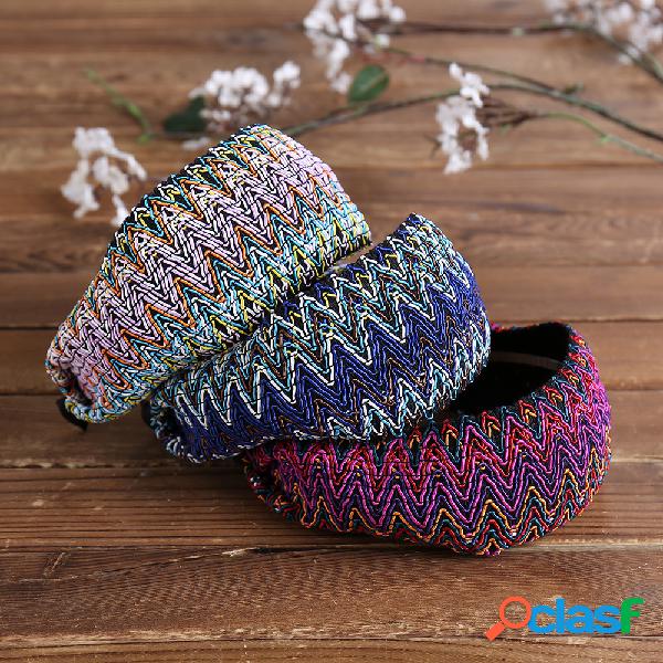 Estilo boêmio de largura Cabelo Headband da aro Estilo