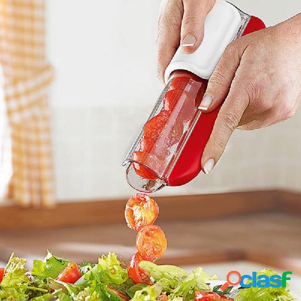 Fruta Manual Fatiadoras De Tomate Uva Cortador De Cereja