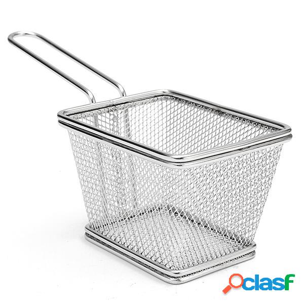 Fry Chip Cesta De Batata Mini-cozinha De Aço Inoxidável