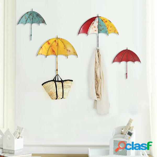 Guarda-chuva em forma de parede criativa forte Gancho Chave