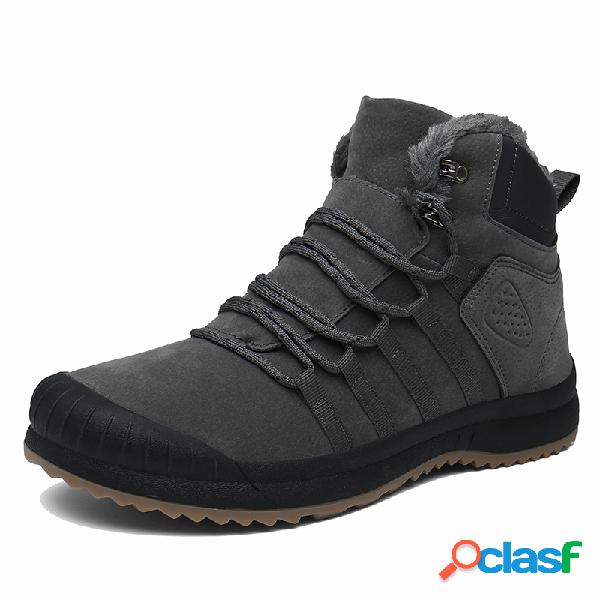 Homens Anti-colisão ao ar livre Mantenha botas de escalada